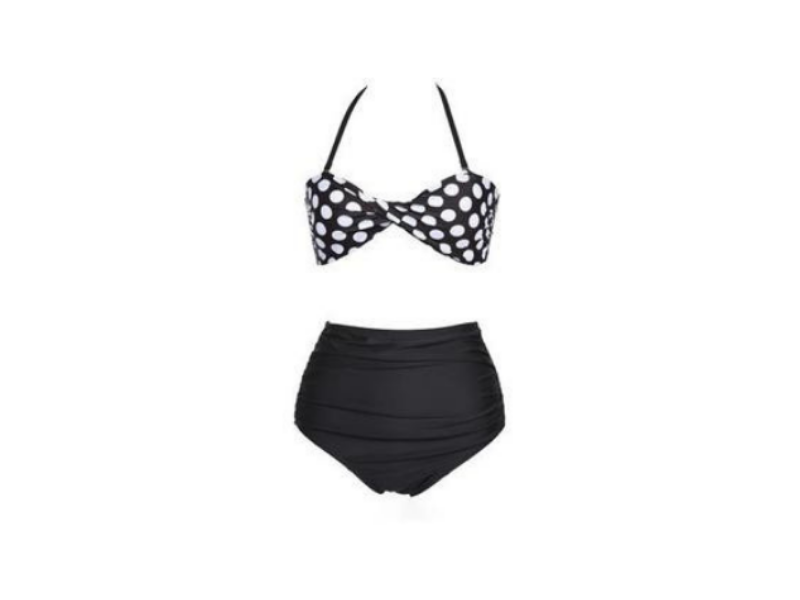 Polka Dot Hih Waist Bikini