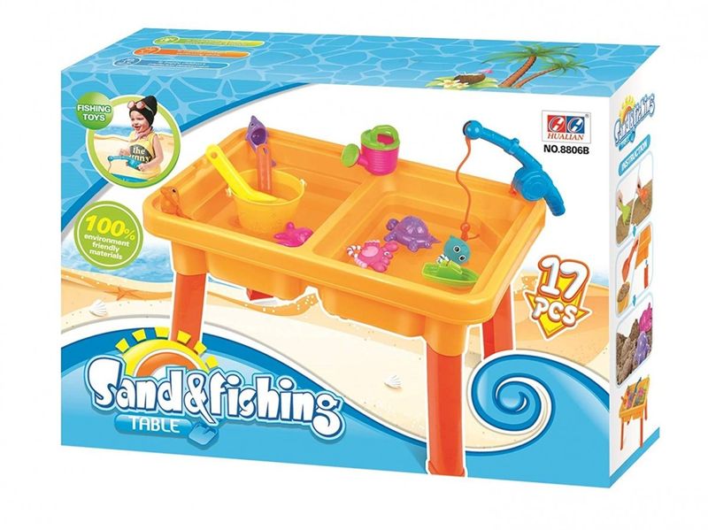 Sand &amp; Fishing Table 17pcs