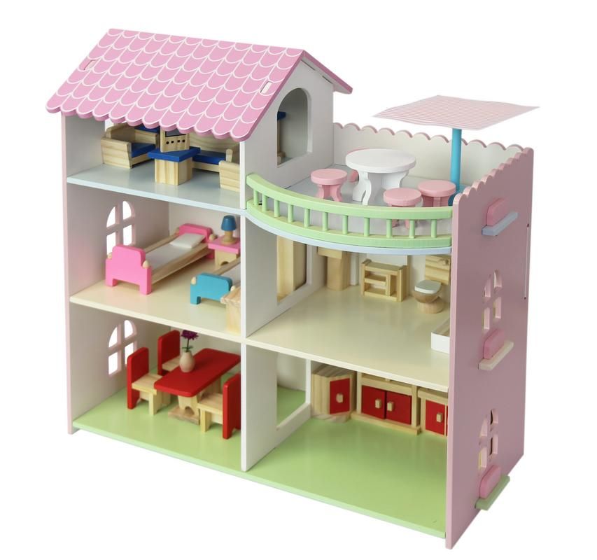 Wooden Doll House - Rooftop Patio | Buy Online in South Africa ...