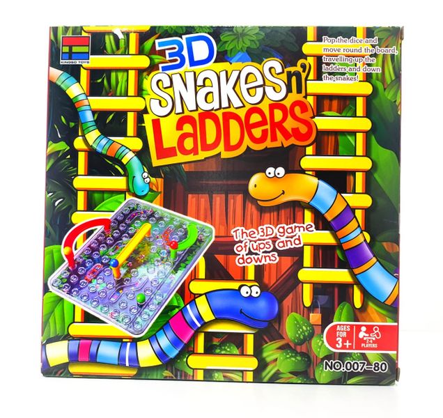 3D Snakes and Ladders