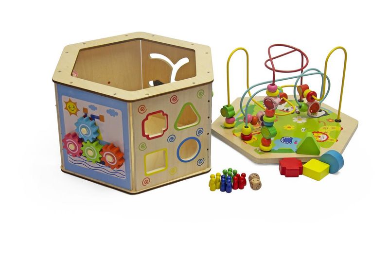 Jeronimo Wooden Learning Hexagon - Large