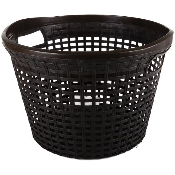 Laundry Basket 30cm High - Brown