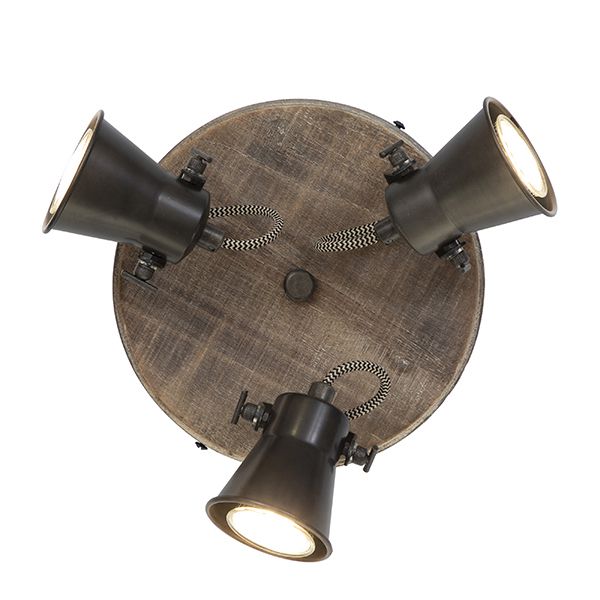 The Lighting Warehouse - SPT Malmo 3 Light Black - 24983