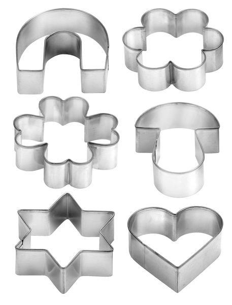 Tescoma 6 Cookie Cutters on Ring