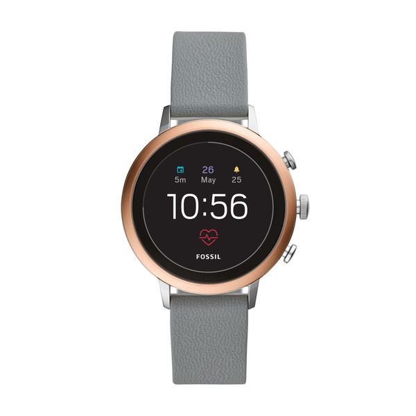 Fossil Q Venture Rose Gold Leather Smartwatch - FTW6016