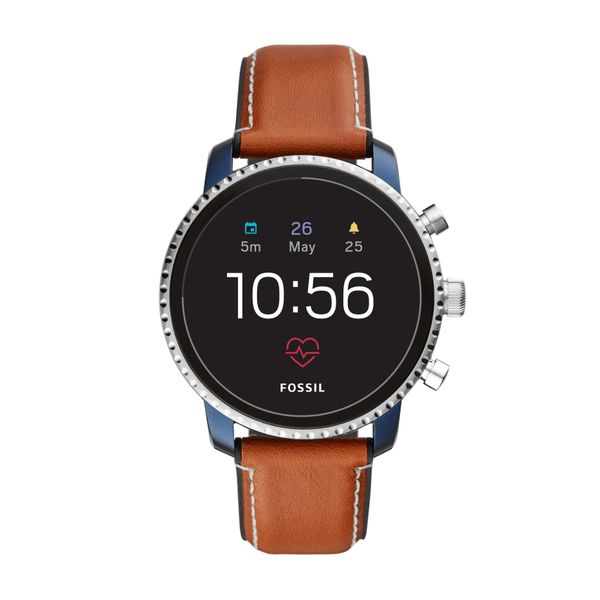Fossil Q Explorist Brown Leather Smartwatch - FTW4016