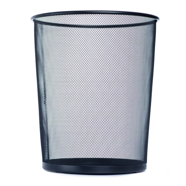Wire Mesh Metal Round Trash Bin Waste Container Basket