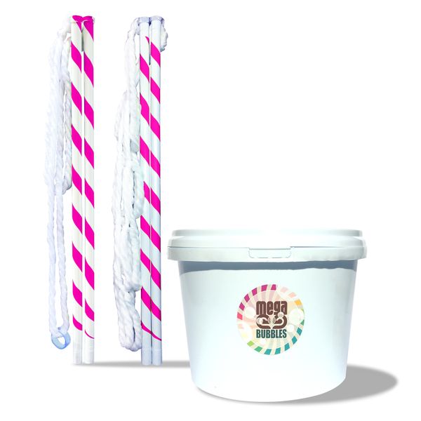 Mega Bubbles - Giant Bubble Kit in Pink
