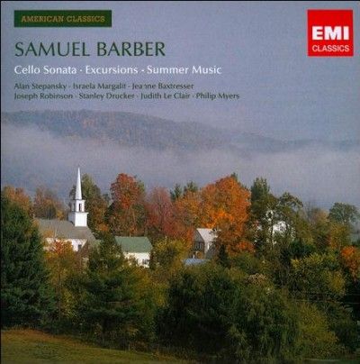 Alan Stepansky - Barber: Cello Sonata Excursions Summer (CD)