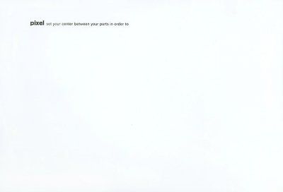 Pixel - Set Your Center Between Your Parts In (CD)