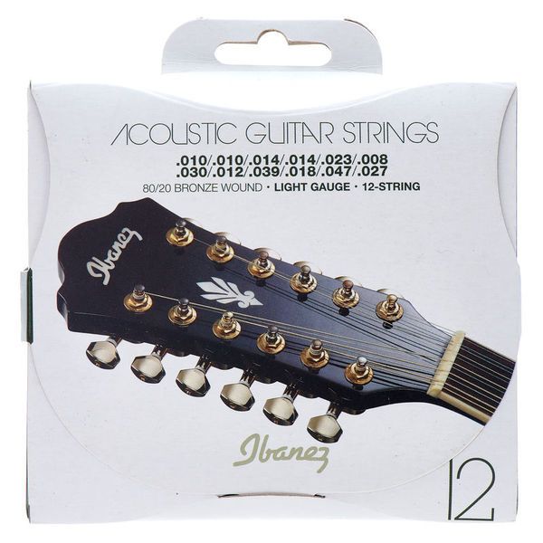 Ibanez IACS12C 12-String Acoustic Strings - Light