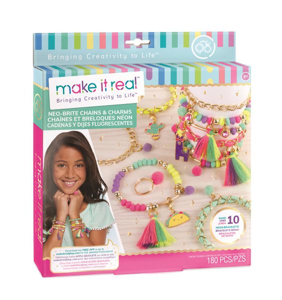 Make It Real Neo-Brite Chains &amp; Charms