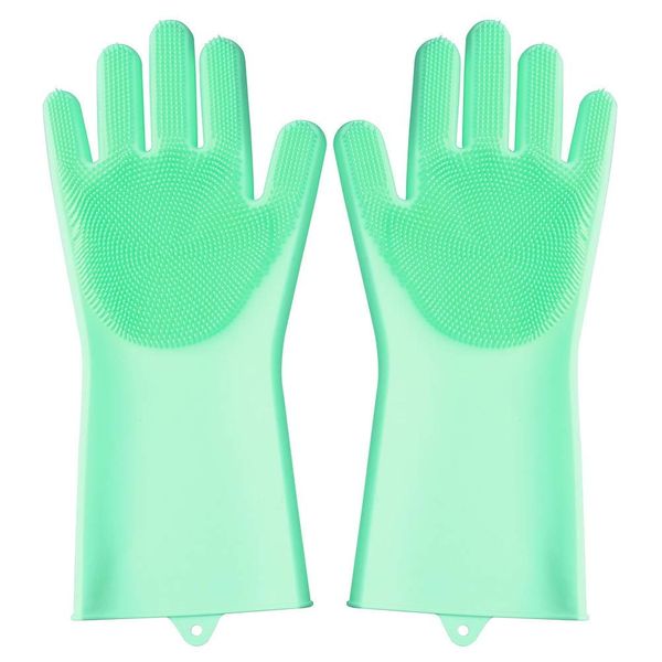 KitchenFX Dishwashing Scrubbing Kitchen Gloves