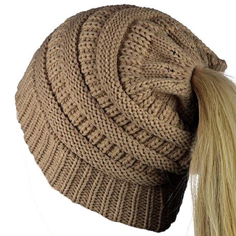 GoVogue Ponytail \u0026 Messy Bun Beanie 