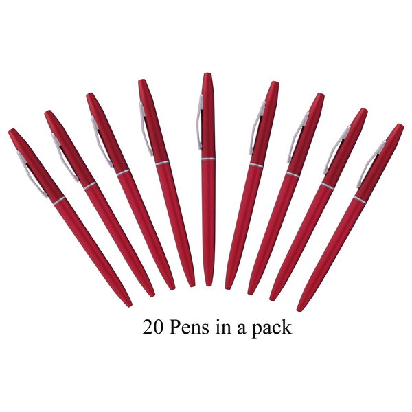 Marco Red Slimline Pen Pack