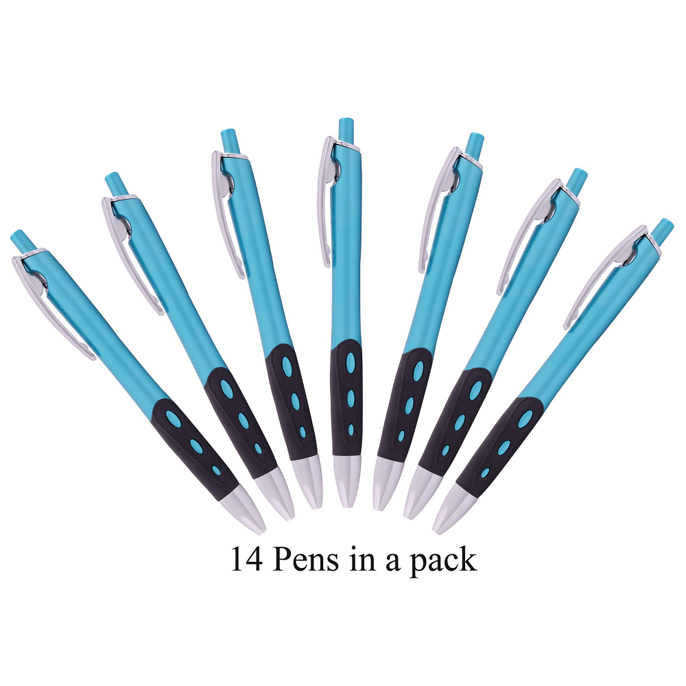 14 Teardrop Pens in a Pack. with Black German Ink Blue Shop Today