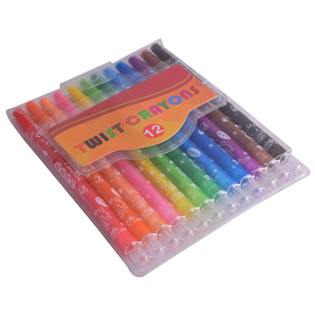 Mungyo Twist-Up Crayon 6colors set.MTC-6 – Habitt