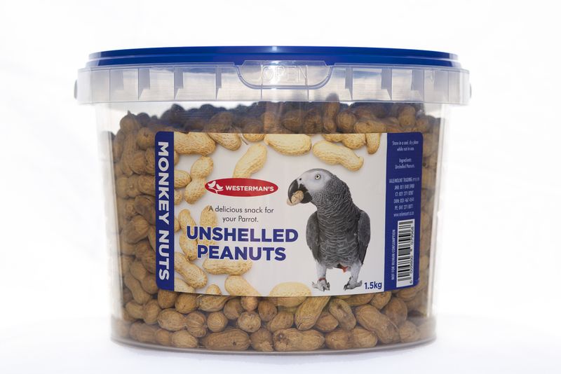 Westermans Parrot Unshelled Nuts - Value Tub