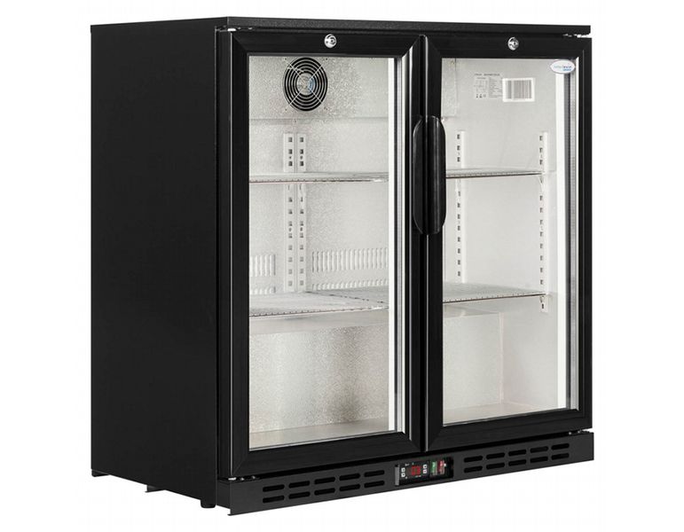 Salvadore Back Bar Cooler - Double Hinged Door