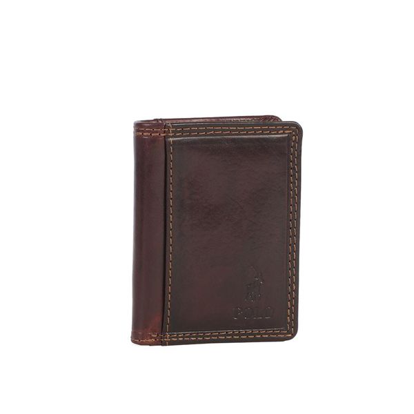 Polo Kenya Credit Card Wallet Brown