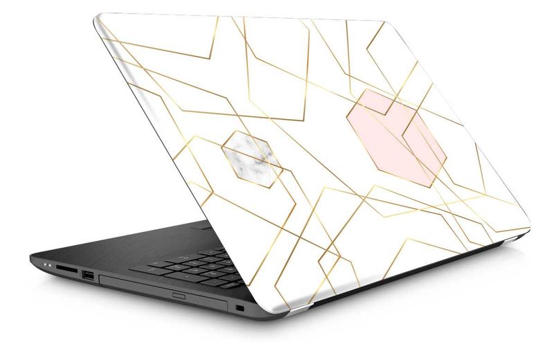 Laptop Skin Gold Cubes