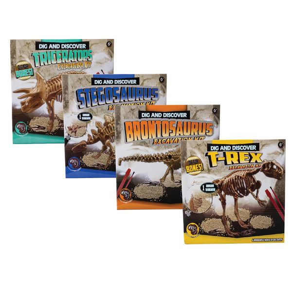 Excavation Kit - Set of 4 (Dinosaurs)