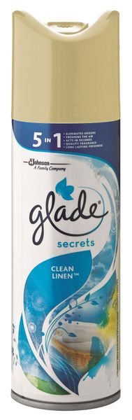 Glade Secrets Air Freshener Clean Linen - Shrink of 6 x 180ml