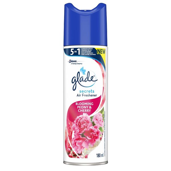 Glade Secrets Air Freshener Blooming Peony &amp; Cherry 6 x 180ml