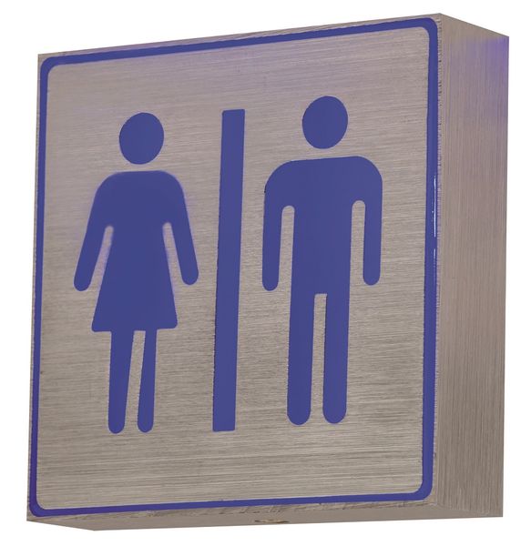 1 Watt LED Lavatory Sign