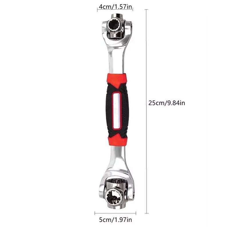 GLUN® Universal Wrench 48 In 1 Socket Wrench Ultifunction Wrench Tool With 360 Degree Rotating
