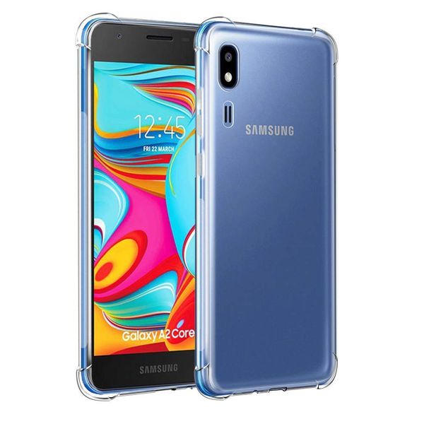 Protective Shockproof Gel Case Compatible with Samsung Galaxy A2 Core