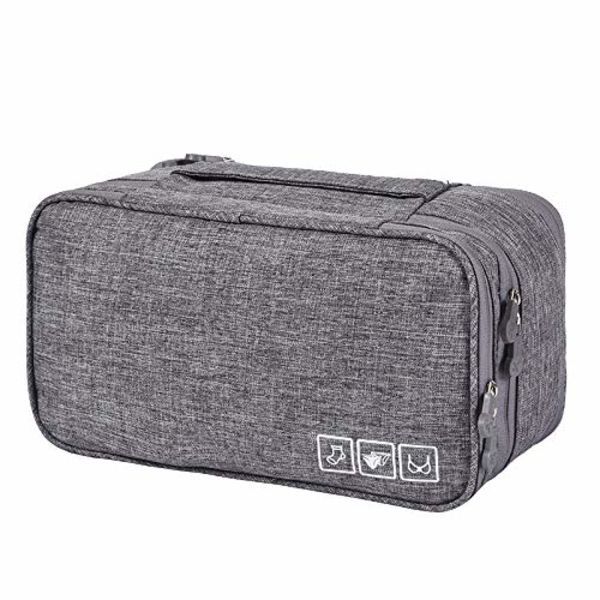 Spacious Travel Underwear Pouch- Red