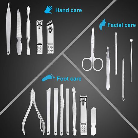 FERYES Nail Clippers 2 Pcs Nail Cutter Set, Upgrade Stainless Steel Curved  and Slant Blade Fingernails Toenails Kit for Men and Women,Taupe on OnBuy