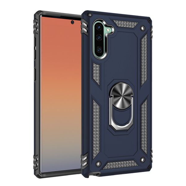 Military Grade Shockproof Magnetic Stand Case For Samsung Note 10 Black