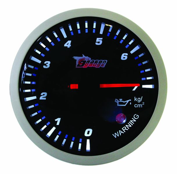 Dragon Gauge 60mm Electronic Oil Pressure Gauge