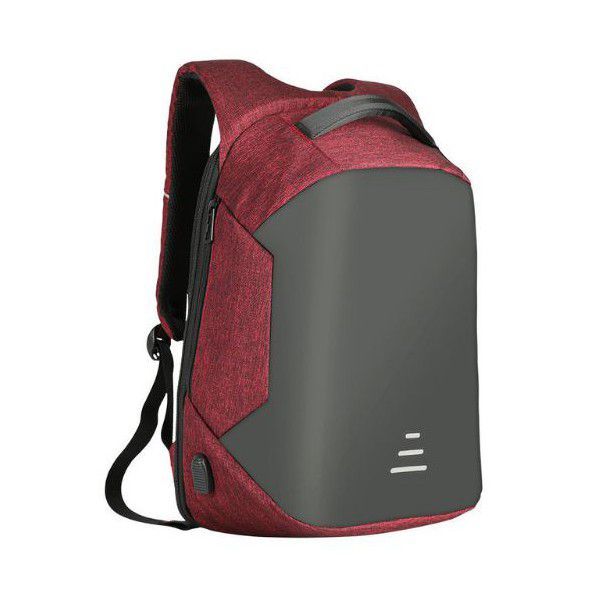 Upgraded Anti-Theft Laptop Backpack with USB Charging Port Upgraded - Red