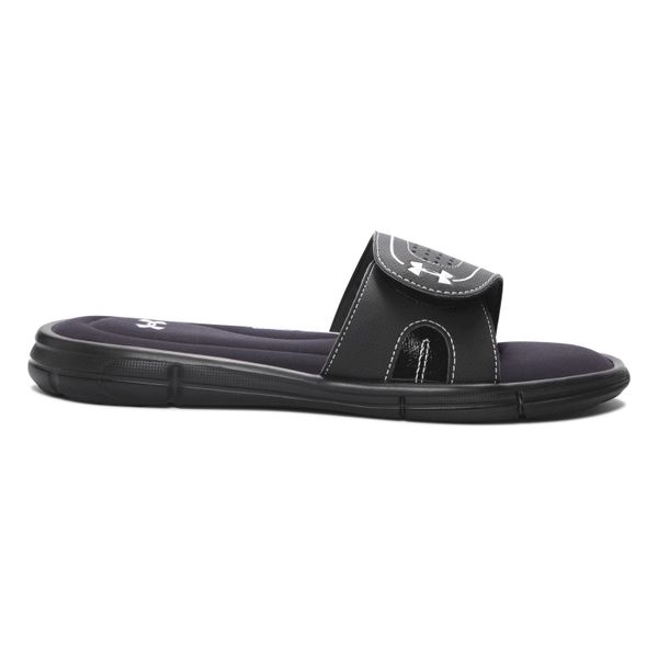 Under Armour Women's Ignite Slides - Black/White
