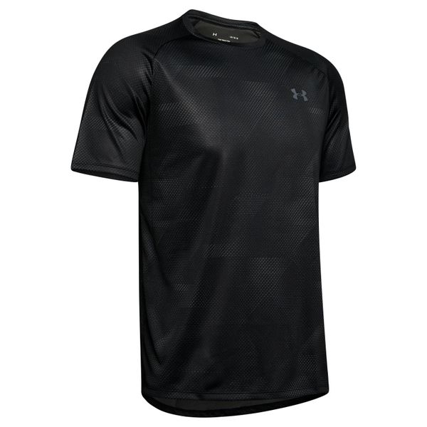 Under Armour - Tech Short Sleeve Shirt Blk Training Mens