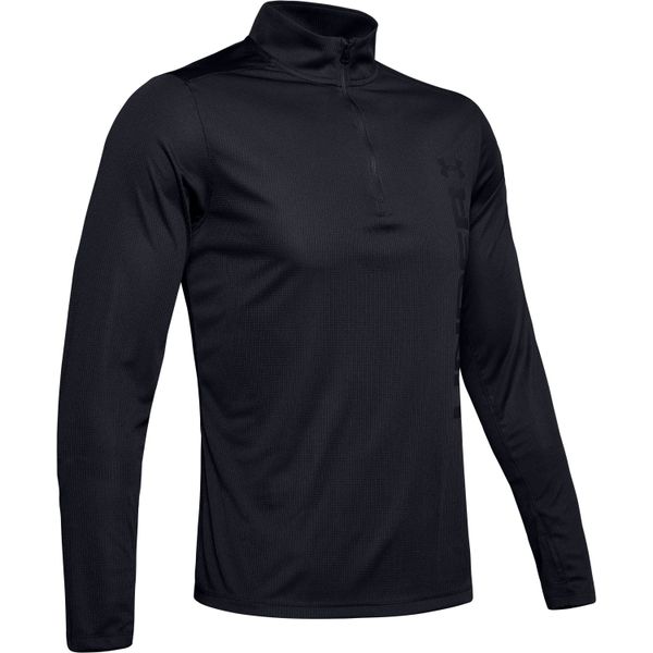 Under Armour - Speed Stride Split 1/4 Zip Black Running Mens