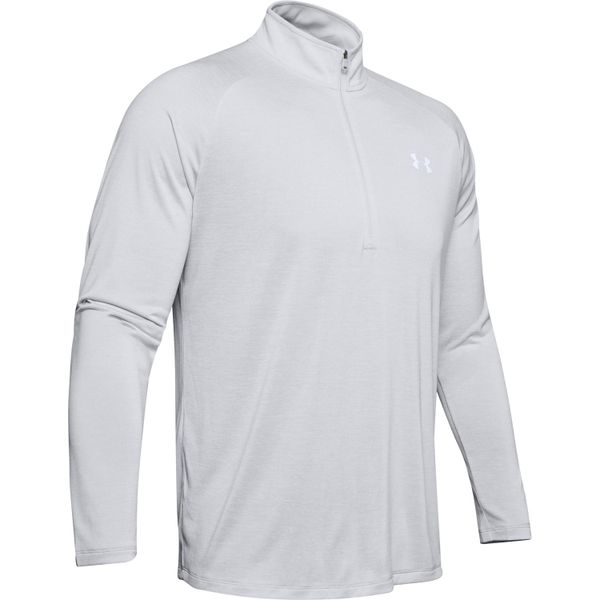 Under Armour - UA Tech 1/2 Zip long sleeve Grey Training Mens