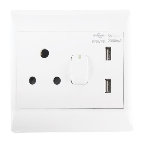 usb outlet light switch