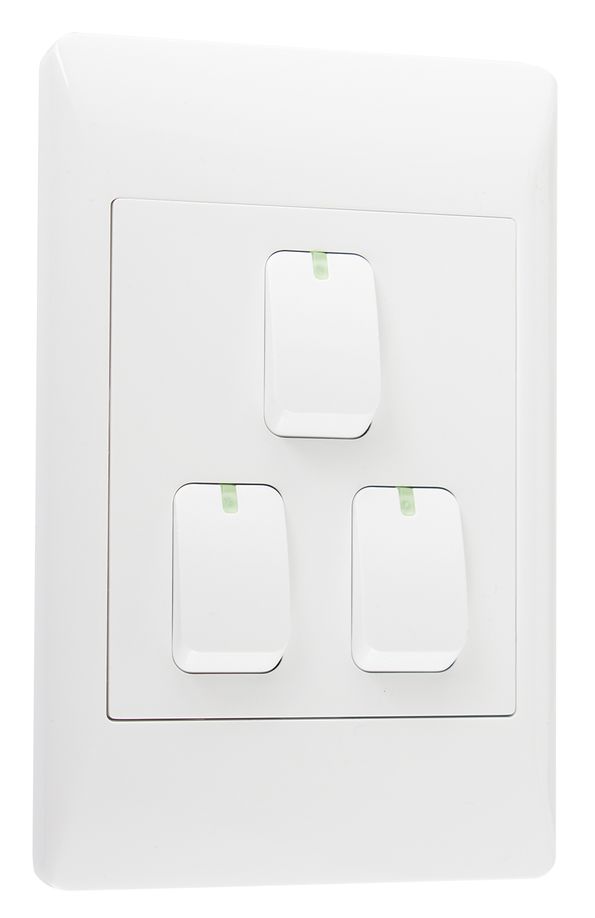 3 Lever 1 Way Light Switch for 2 X 4 Electrical Box | Shop Today. Get