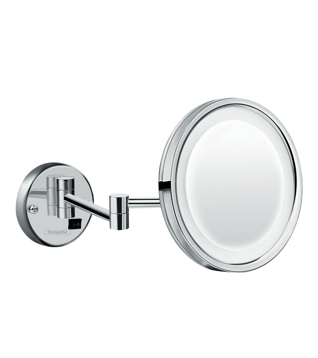 wall mounted shaving mirror with light