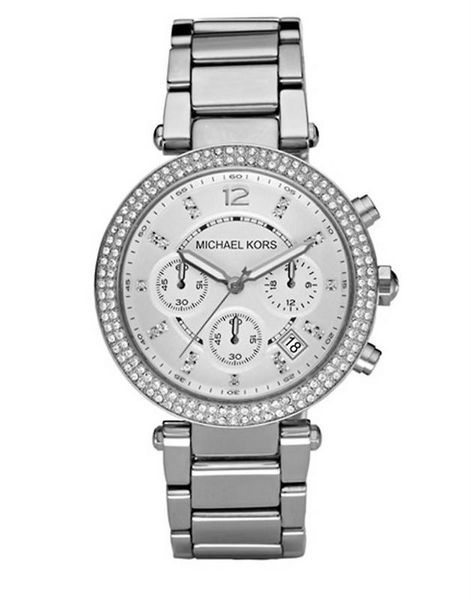 Michael Kors Parker silver-tone watch- MK5353