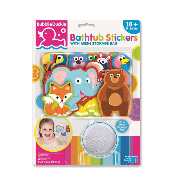 4M Bathtub Stickers - Zoo