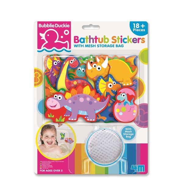 4M Bathtub Stickers - Dinosaurs