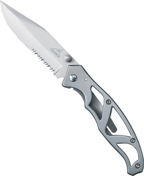 22-48443 Gerber Paraframe S/Steel Fold Clip Knife - Clam