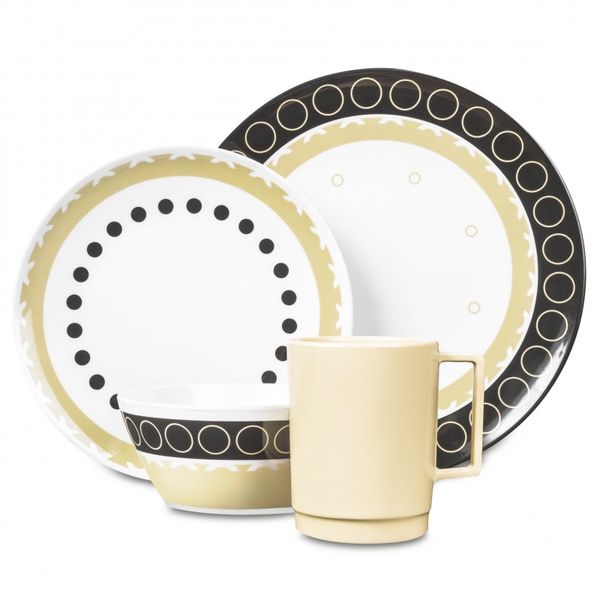 Camp Fire -16 Piece Melamine Sets-727533FS