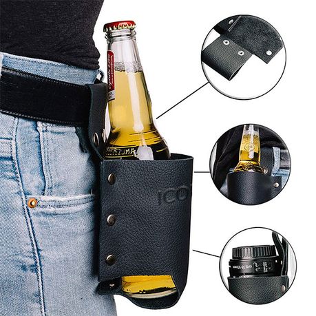 Beer can outlet holster