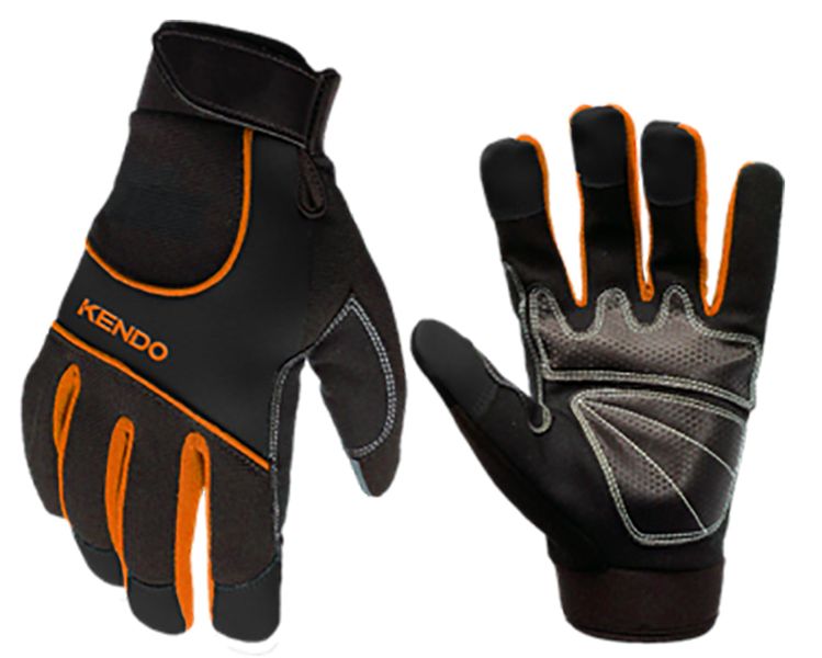 Kendo Palm Glove - Synthetic Leather Polyurethane Coated (Size: X Large)